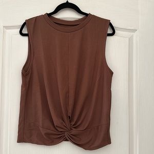 Shein mauve ribbed tank